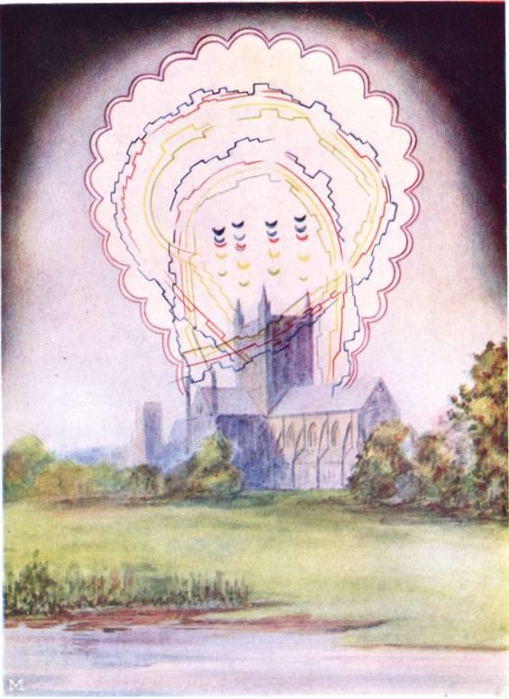 A drawing of a church

Description automatically generated