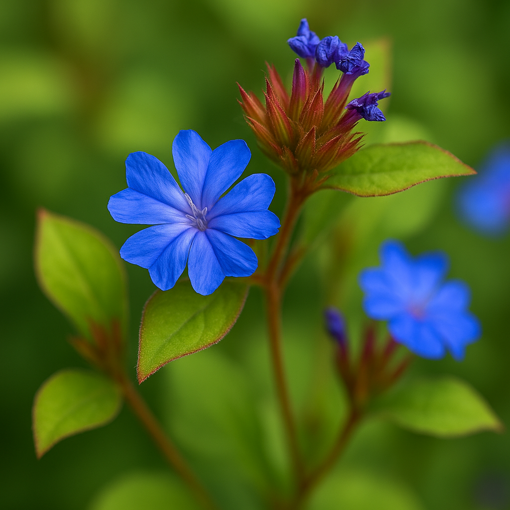 A close up of blue flowers

AI-generated content may be incorrect.